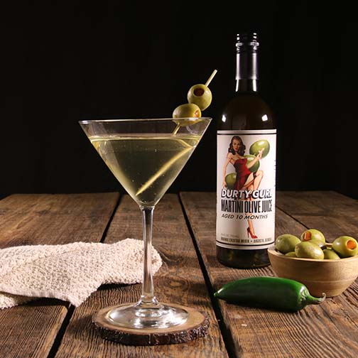 Martini Olive Juice Bottle